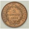 Image 4 : Republic Pattern 2 Centavos 1863-E, KM-E2, choice Proof 