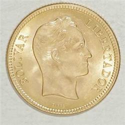Republic gold 10 Bolivares 1930 - Two Pieces, KM-Y31, a 