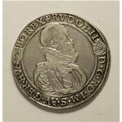 Taler trio: (1) Hungary 1600-KB VF, (2) Basel 1624 Fine 