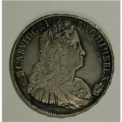 Austrian silver big boys: Charles VI Thaler 1738-KB VF; 