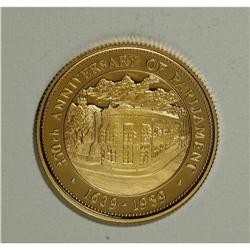 British Commonwealth Proof Gold Pair, including Barbado 