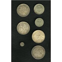 1804 Dollar and others. An interesting lot of 7 coins f 