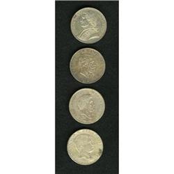 Italian quartet: 5 Lire 1871-M NB 