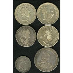 Italian silver of interest: Tuscany 2 Paoli 1791 blue-t 