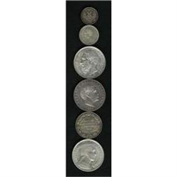 Nice Euro silver: (1) Belgium 1869 5 Francs AU, (2) Lat 