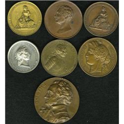 Large Sized European Medals, German 1844 railroad medal 