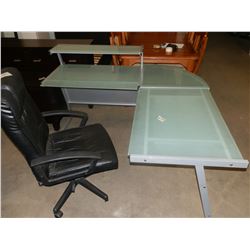 Glass Office Desk