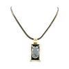 Image 2 : Chain Crystal Necklace - Plated