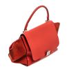 Image 1 : Celine Red Suede Leather Small Trapeze Shoulder Bag