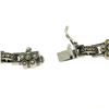 Image 7 : Judith Jack 16" Sterling Silver Marcasite Flower Cluster Chain Necklace w/ Box