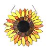 Image 2 : Tiffany-style Sunflower Art Glass Window Panel