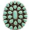 Image 1 : Taxco Mexican Sterling Turquoise Statement Ring