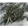 Image 3 : Vintage Mid Century Light Blue Rhinestone Starburst Brooch