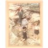 Image 2 : 1913 On The Beach, Arthur Rackman Tipped In Color Lithograph Print