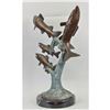 Image 2 : Signed Marius, Limited Edition Bronze Fish Yacht Sculpture