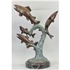 Image 3 : Signed Marius, Limited Edition Bronze Fish Yacht Sculpture