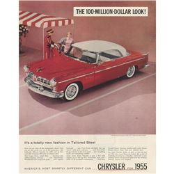 1955 Chrysler Car Magazine Advertisement