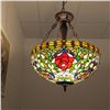 Image 3 : Tiffany-style Inverted Ceiling Pendant