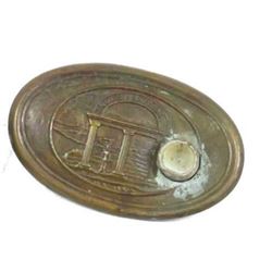 Vintage Recreation Museum Replica, Museum Display Confederate Militia Belt Buckle