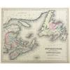 Image 1 : 19thc Colton Map of New Brunswick, Nova Scotia, Newfoundland & Prince Edward Island