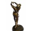 Image 3 : Bronze Male Golfer Sculpture, Golfing Trophy
