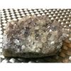 Image 1 : Beautiful Gray & Purple Amethyst Quartz Crystal Cluster Geode