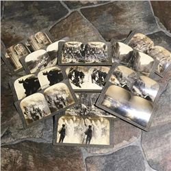 1906 Keystone Stereoscope Photo Cards, National Parks, Canada, Panama, Philippines, England