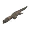 Image 1 : Mid 20thc Congo Hand-carved Ebony Wood Crocodile