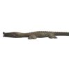 Image 2 : Mid 20thc Congo Hand-carved Ebony Wood Crocodile