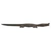 Image 3 : Mid 20thc Congo Hand-carved Ebony Wood Crocodile