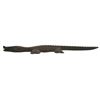 Image 4 : Mid 20thc Congo Hand-carved Ebony Wood Crocodile