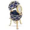 Image 4 : Russian Enamel & Gilt Quartz Clock, Trinket Jewel Box