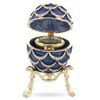 Image 5 : Russian Enamel & Gilt Quartz Clock, Trinket Jewel Box