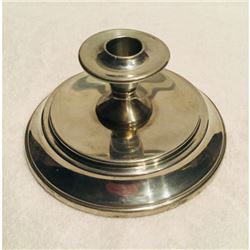 Vintage Cartier Pewter Weighted Candlestick Holder
