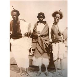 African American History, Boran Africans, Ethiopia, Kenya Sepia Tone Photo Print