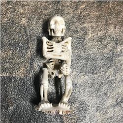 Handcarved Antler Skeleton Figure