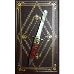 1800's Sheffield Gambler's Dirk, Prostitute's Mother of Pearl Boot Knife