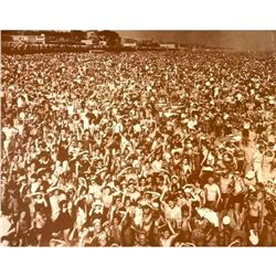 1940's Coney Island Beach Crowd Photo Print