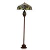 Image 2 : Tiffany Style Victorian Stained Glass Floor Lamp