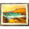 Image 2 : 21st Century Ukrainian Impressionism, Rocky Coastline Landscape