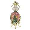 Image 1 : Russian Lilies of the Valley Jeweled Hidden Frame Egg