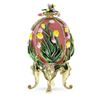 Image 3 : Russian Lilies of the Valley Jeweled Hidden Frame Egg