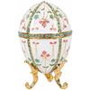 Image 1 : Faberge Style Floral Gazebo, Trinket Jewel Box Egg