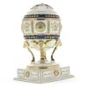 Image 2 : Faberge Inspired Russian Royal Red Cross Trinket Jewel Box Egg