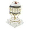 Image 4 : Faberge Inspired Russian Royal Red Cross Trinket Jewel Box Egg