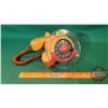 Image 1 : Vintage Airplane Rotary Telephone (Northern Telecom) Two Tone Orange (Lucite Clear Propeller)