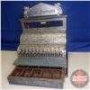 Image 5 : Premiere Nickel Plated Cash Register - Works! With Key! (19"W x 23"H to the top of "Amount Purchased