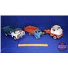 Image 1 : Toy Trucks (3) : Green Giant Co; Hi-Way & Dump Truck