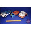 Image 2 : Toy Trucks (3) : Green Giant Co; Hi-Way & Dump Truck