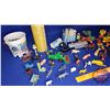 Image 3 : Tray Lot - Farm Toys (Tractors, Animals, Silo, etc)